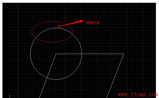 CAD怎么选择性的擦掉一段线